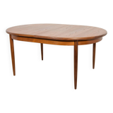 Mid-century teak modern oval dining table from G-Plan, United Kingdom, 1960s