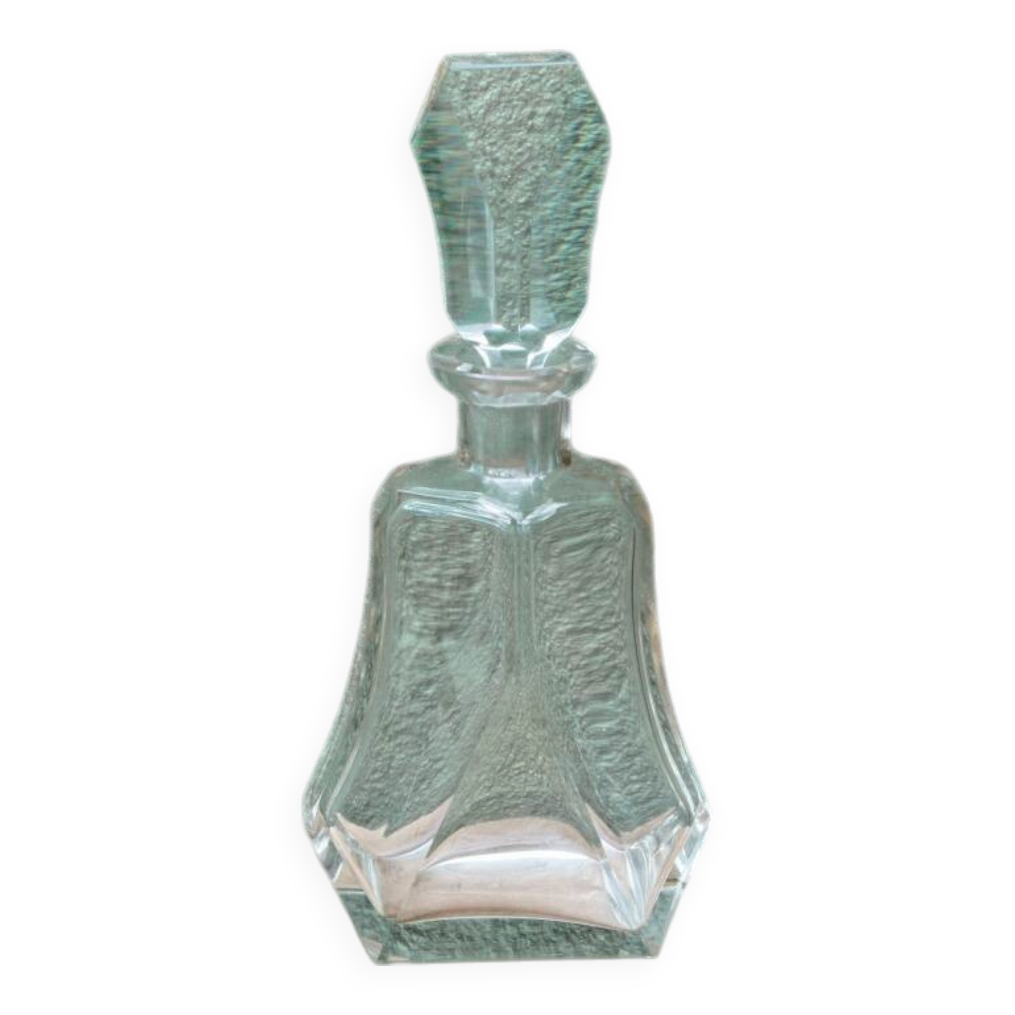 Art Deco cut crystal carafe