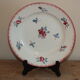 Duo d'assiettes plates Sarreguemines service Danube