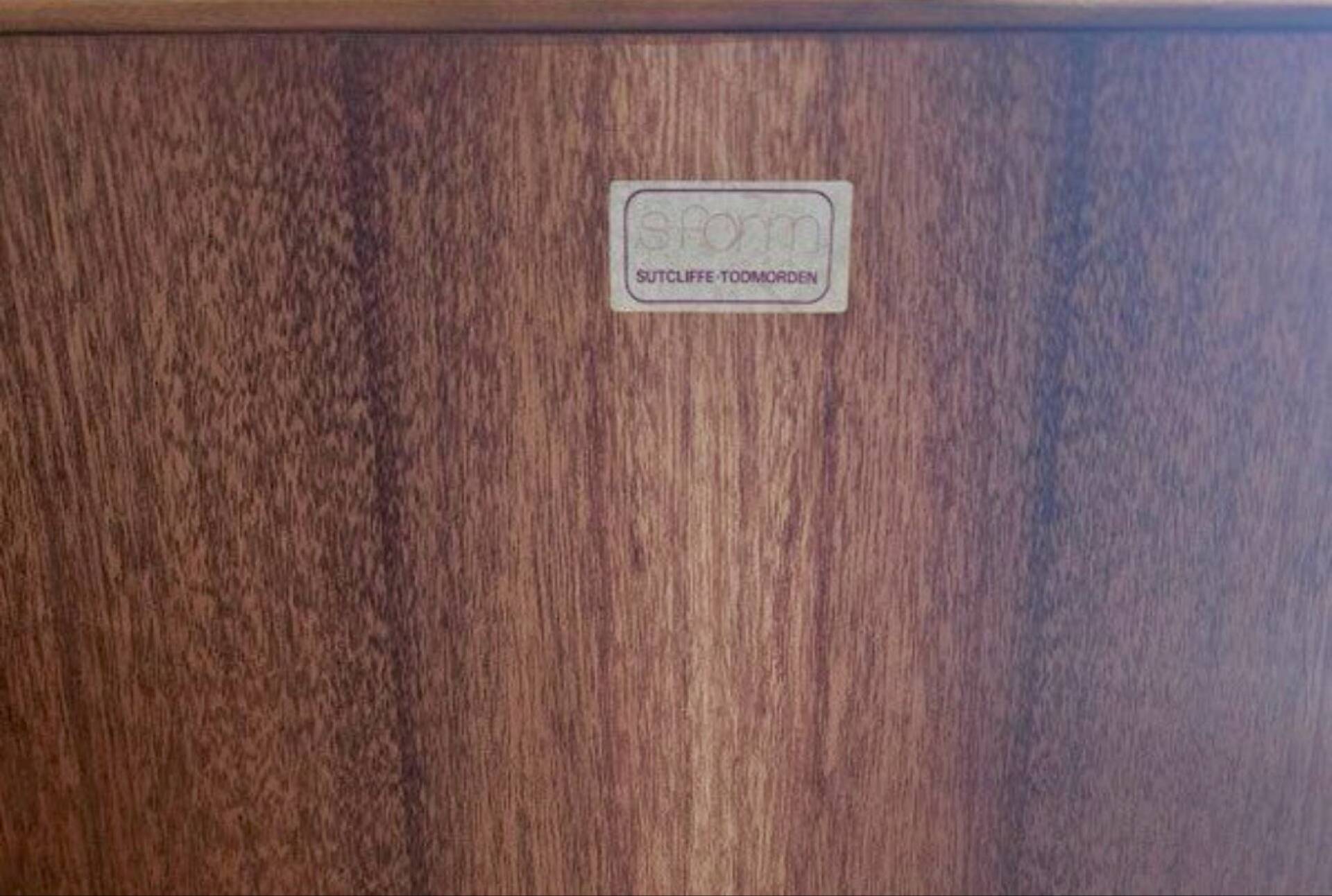 Enfilade S-Form by Sutcliffe of Todmorden – British design in teak