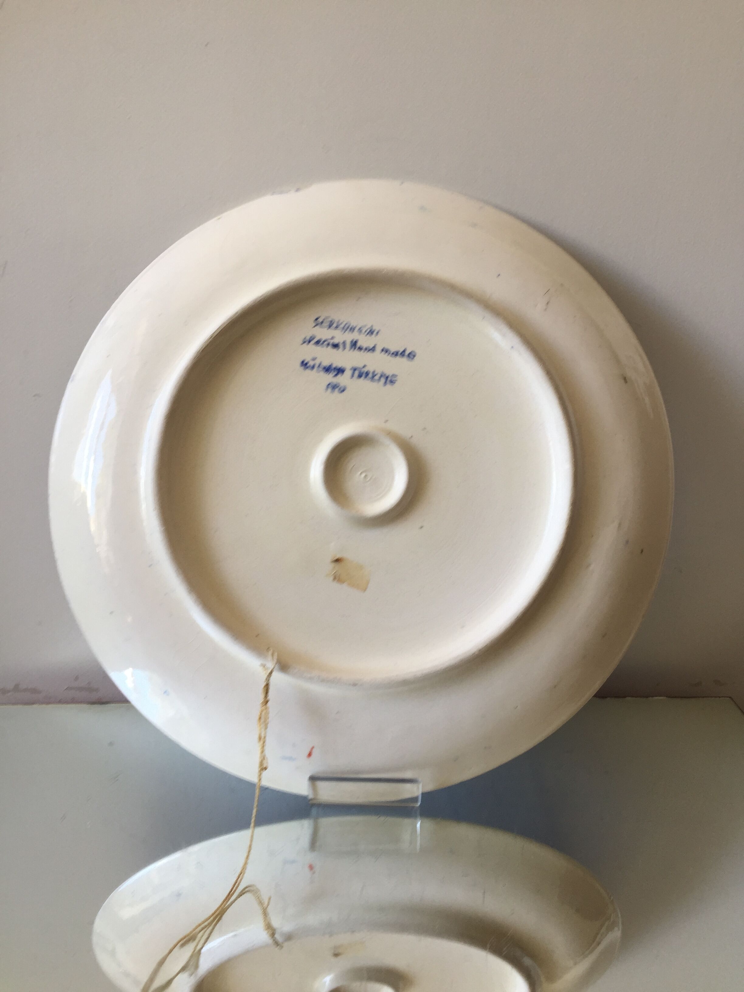 Kutahya porcelain plate with Iznik ottoman motifs