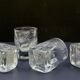 Four whisky glasses