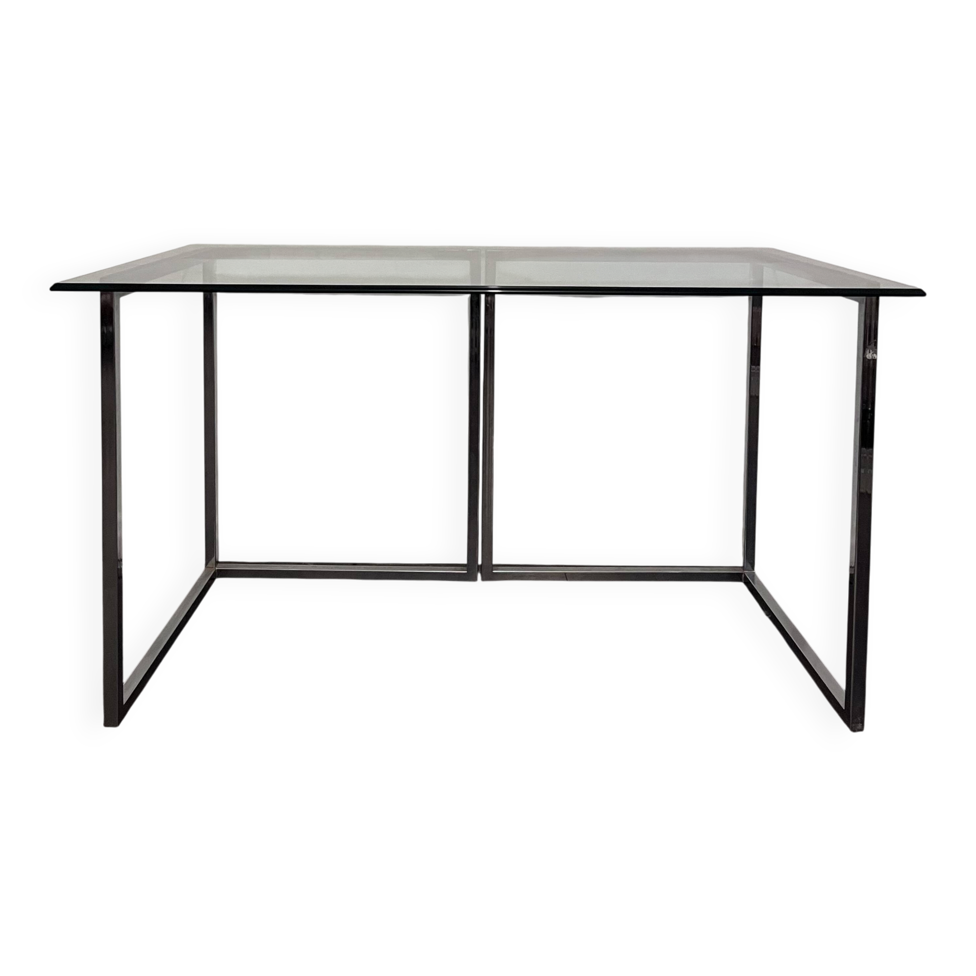 Table d'architecte Cinna en verre