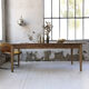 Table de ferme en chêne