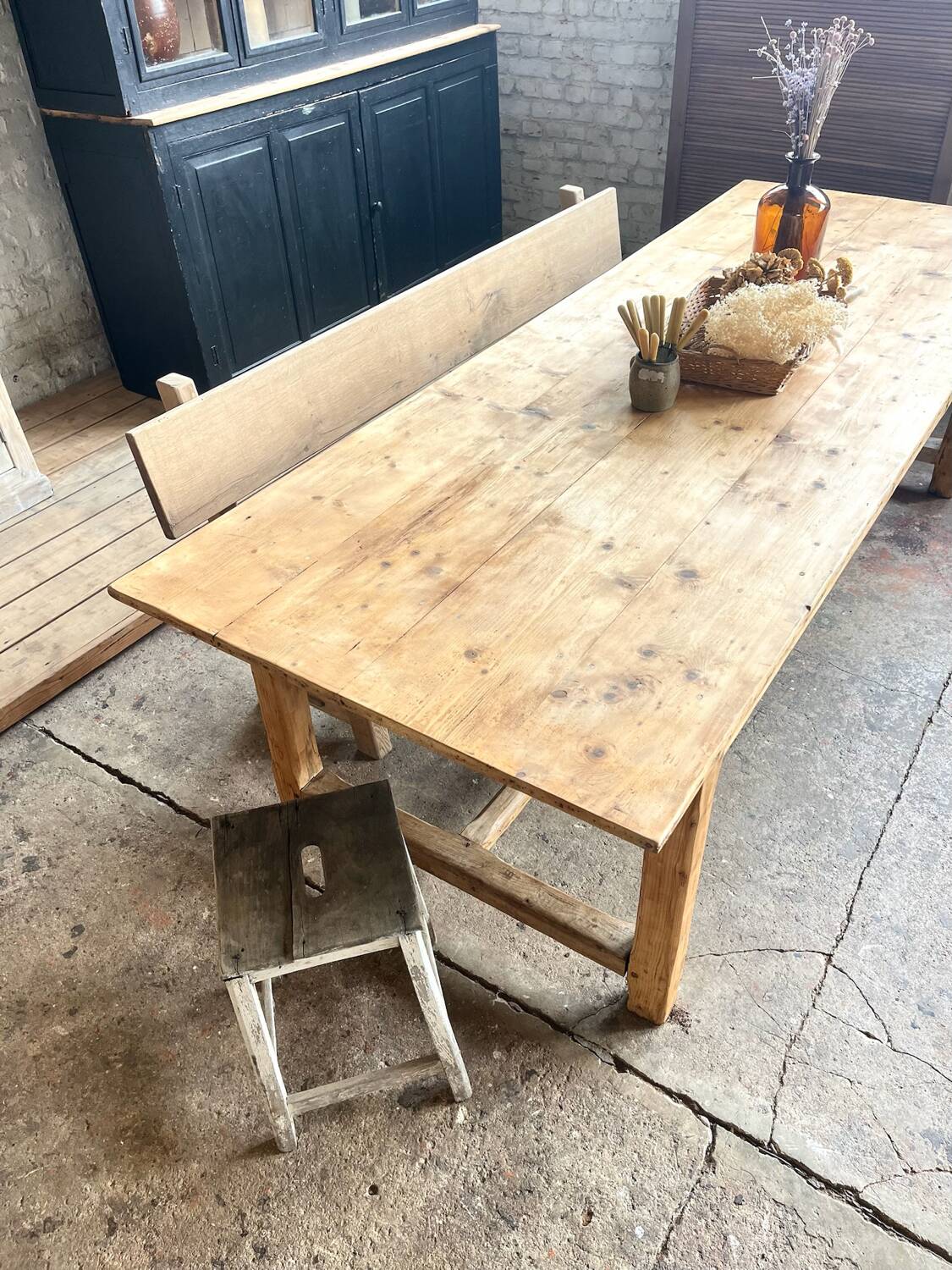Old workshop table 2.50m