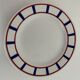 4 Digoin sarreguemines dessert plates, Basque model