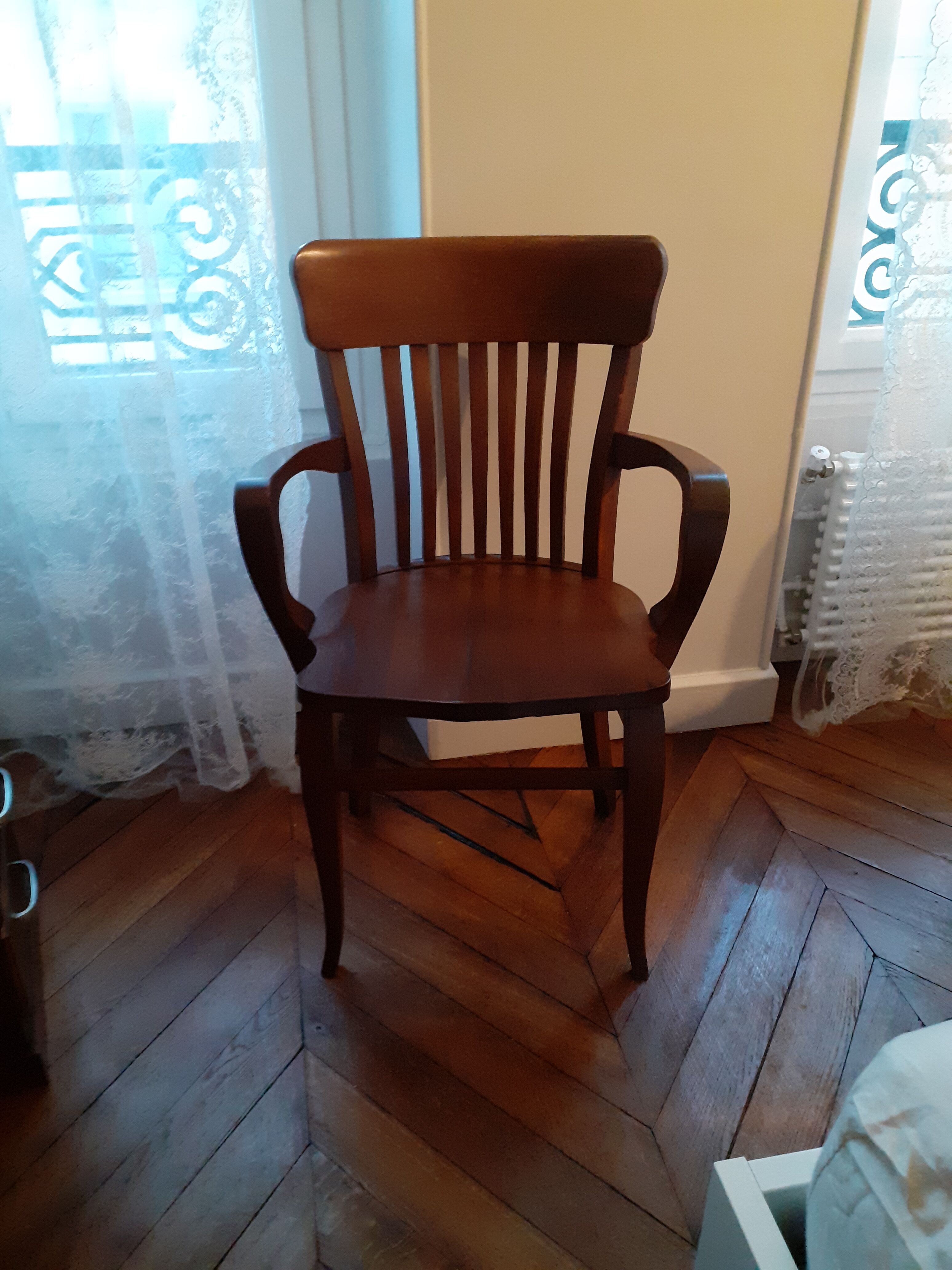 Fauteuil américain pour bureau des années 40