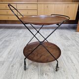 Bar cart, åry fanérprodukter, nybro, teak, sweden, 1960s