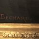 Pair of oil on canvas portraits signed Béchard