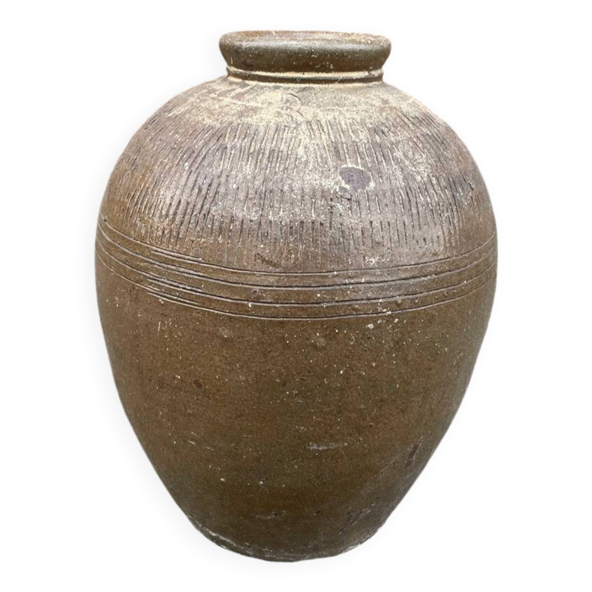 Antique Chinese green ceramic jade