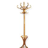 Porte-manteau perroquet sur pied style Thonet