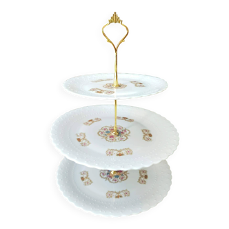 Antique porcelain cake stand