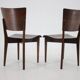 Paire de chaises d'appoint rares J.Halabala des années 1950, fabriquées par UP zavody à Brno.
