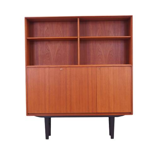 Teak bookcase, Scandinavian design, 1960s, designer: Bertil Fridhagen, prod