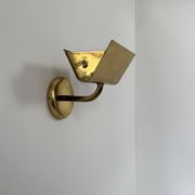 Vintage brass wall light, France, 1970.
