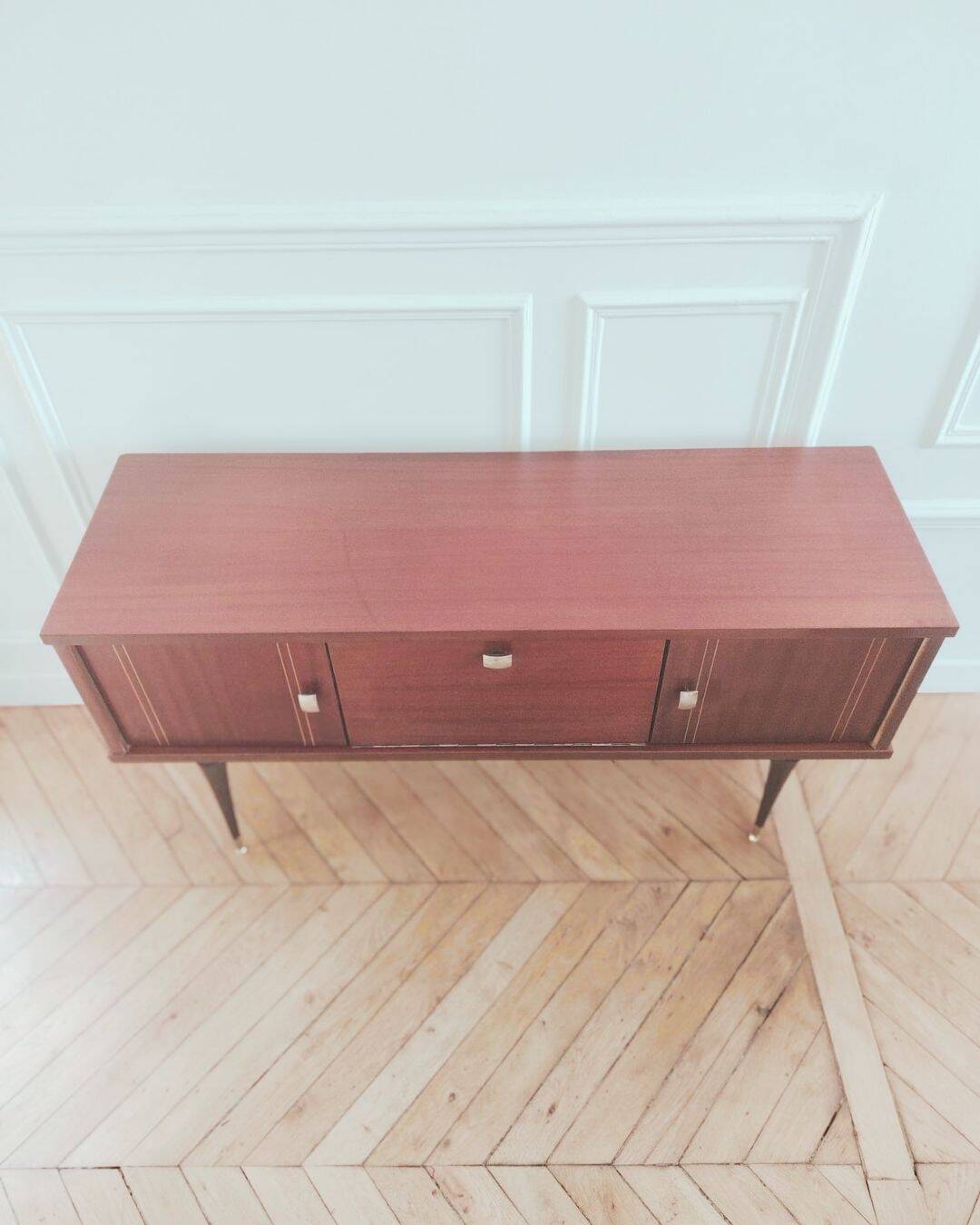 TV unit / small renovated vintage sideboard, 1950s-60s