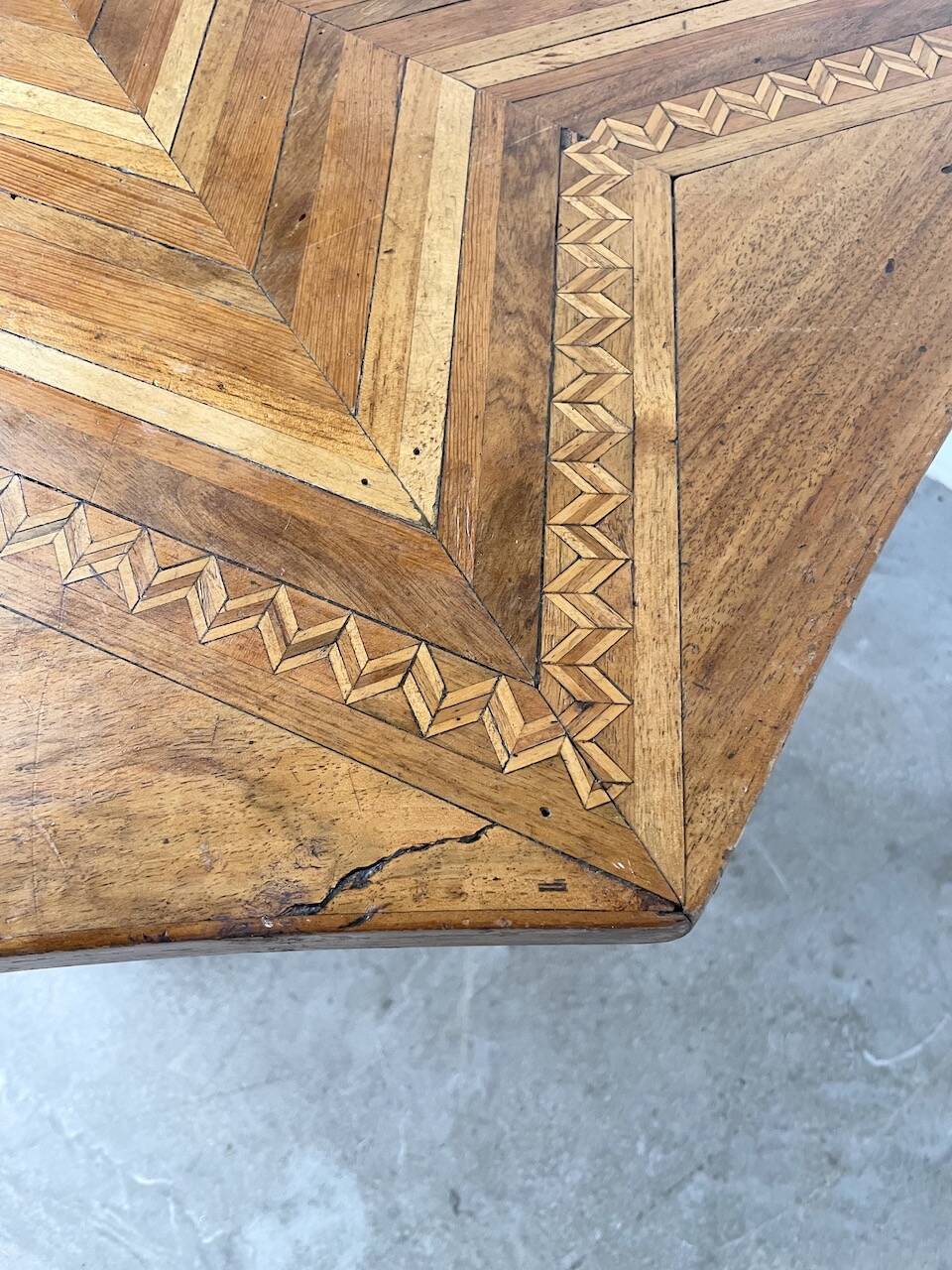 19th century inlaid side table