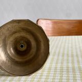 Solid brass candle holder