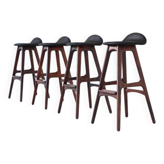 Erik Buch 'OD61' Bar Stools in rosewood Odense Mobler