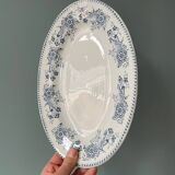 Oval dish 1900 “Réaumur” earthenware from Lunéville