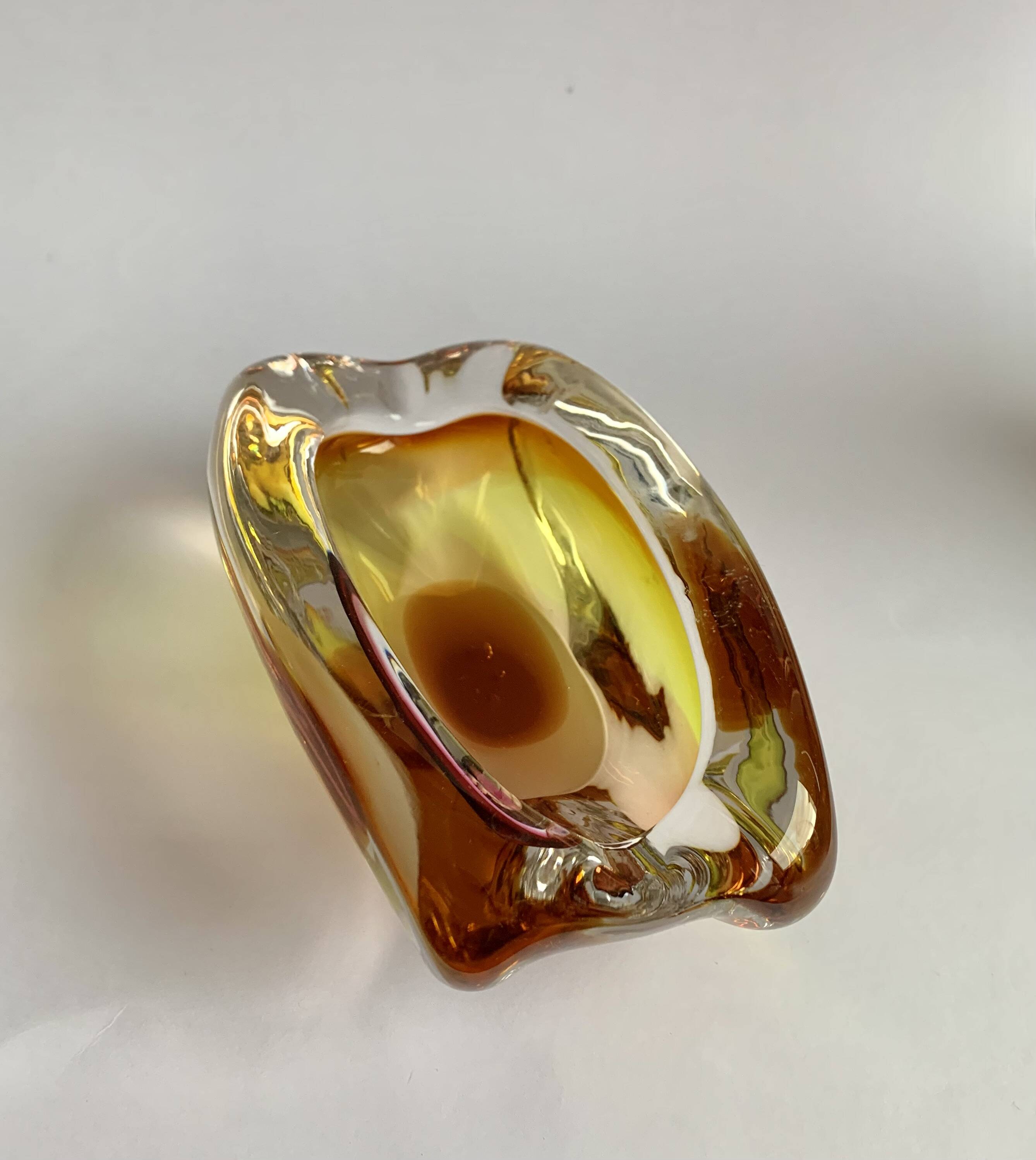 Astray par Josef Rozinek pour Novy Bor Glassworks, 1960s