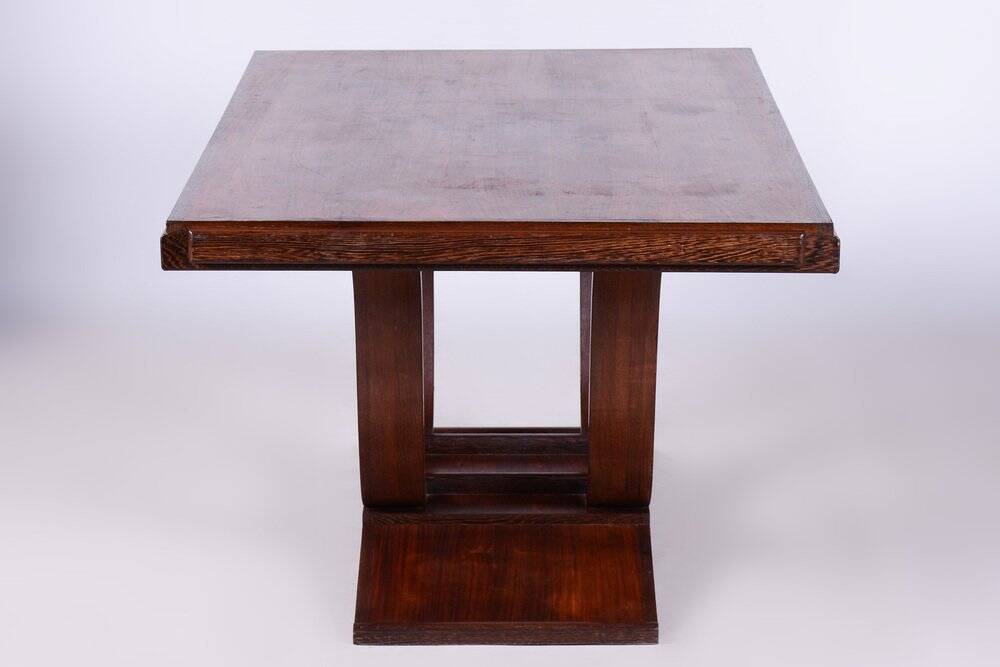 Art Deco Folding Table in Wengé, France, 1920s