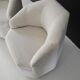 Pair of armchairs hexagonal shape year 70