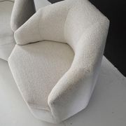Paire de fauteuils forme hexagonale année 70