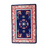 Vintage carpet french soap 90cm x 140cm 1960s