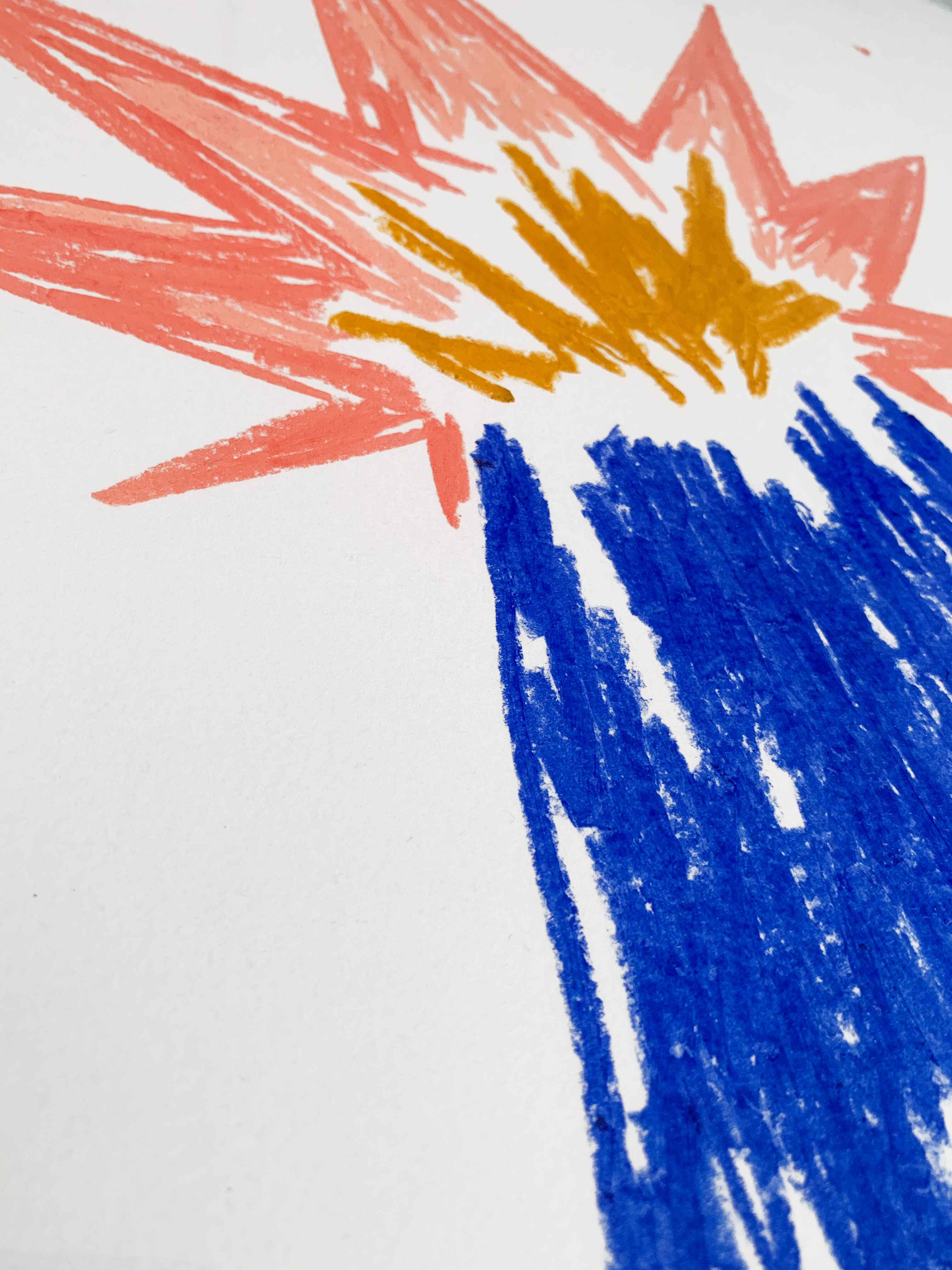 Drawing an explosion