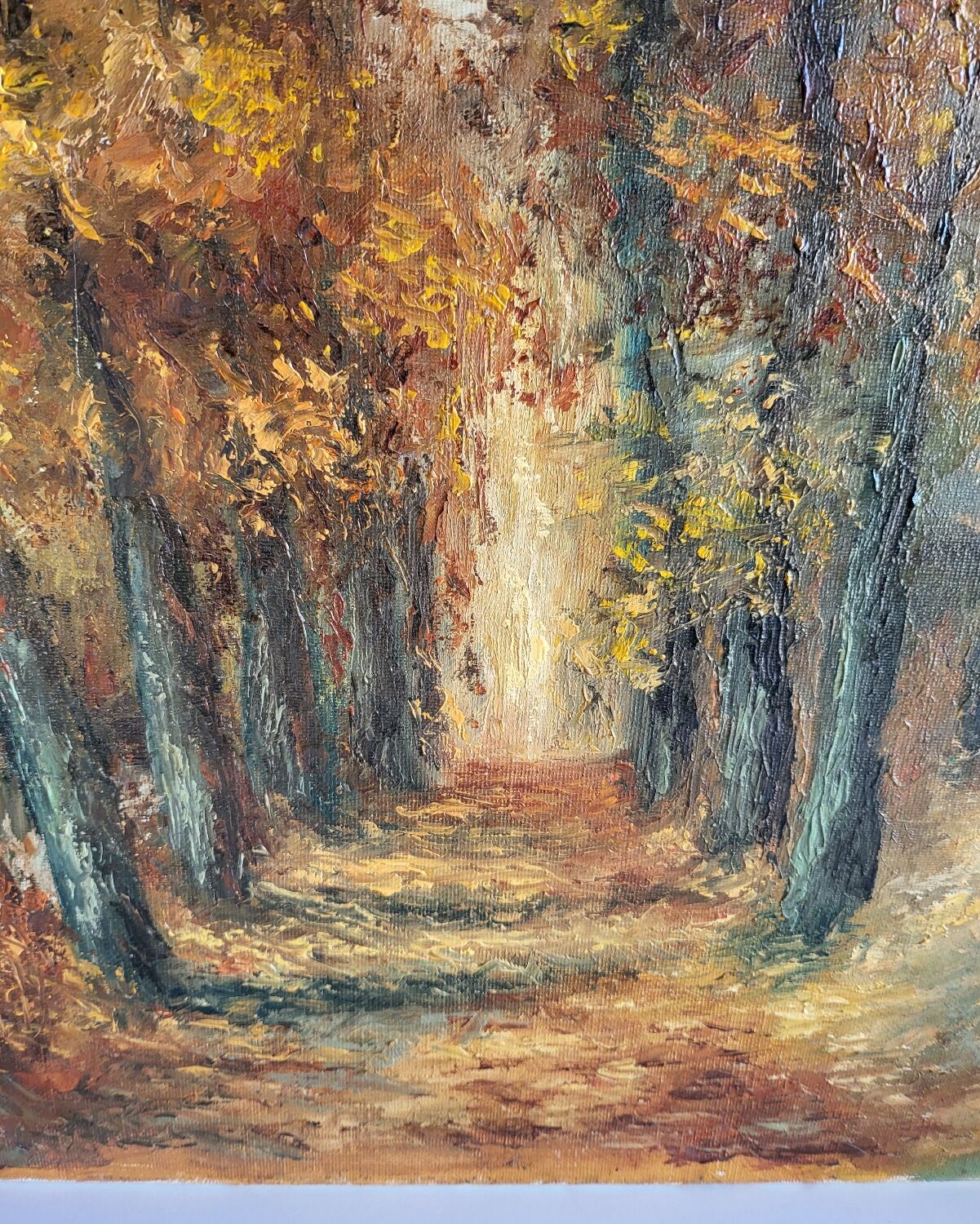 Oil on Panel B. RABEL Autumn Landscape
