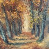 Oil on Panel B. RABEL Autumn Landscape