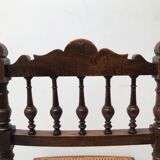 5 canne chairs Henry II style 1900