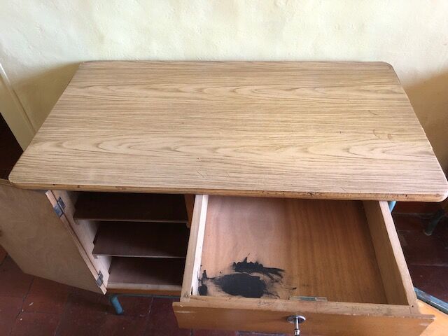 Schoolboy desk and matching chair