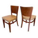58 authentic bistro chairs Stella - Beech & Skaï model