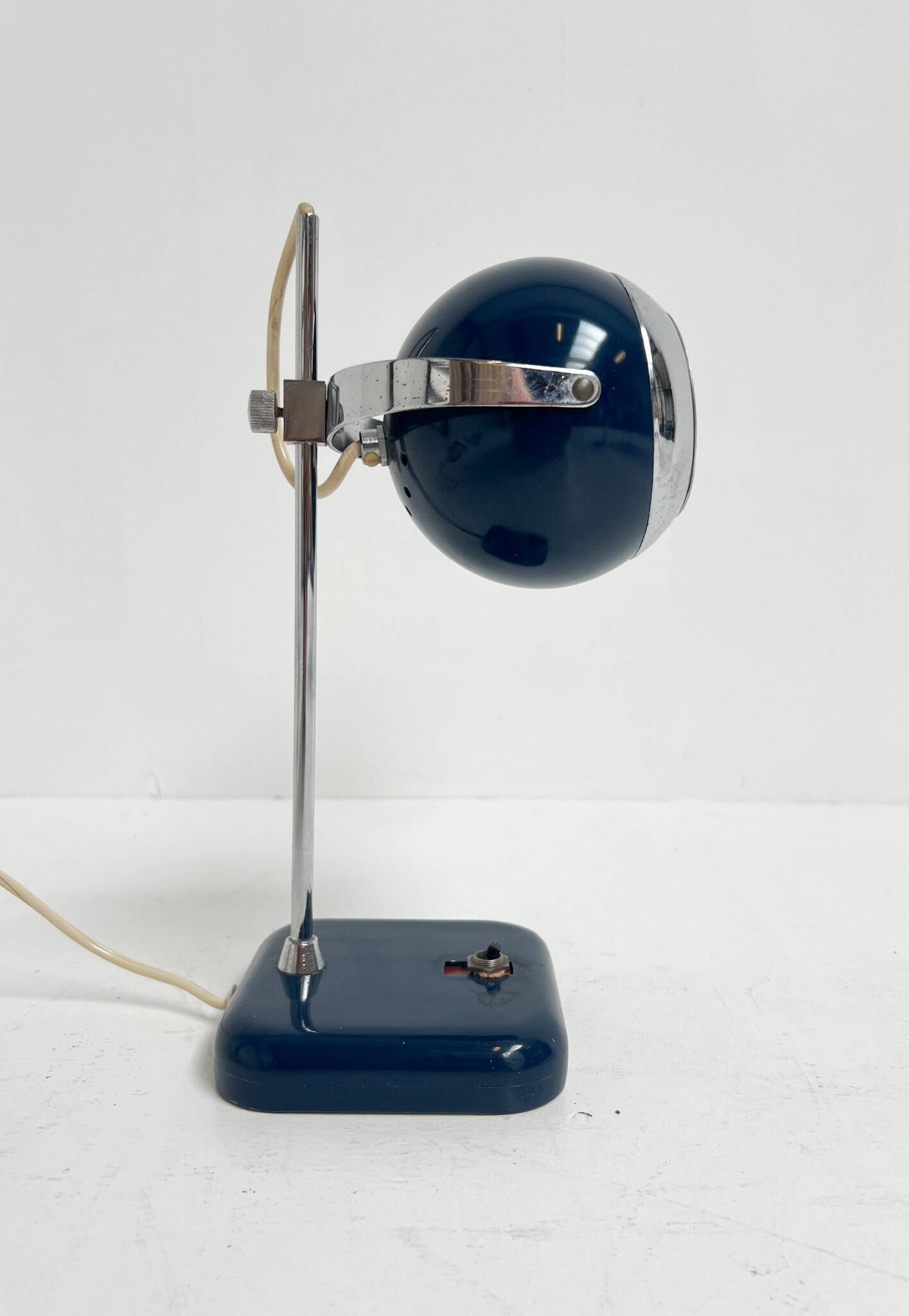 Lampe de table bleue Space Age, années 1960
