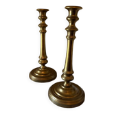 2 Brass Candle Holders