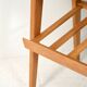 Scandinavian bedside table with drawer and magazine rack