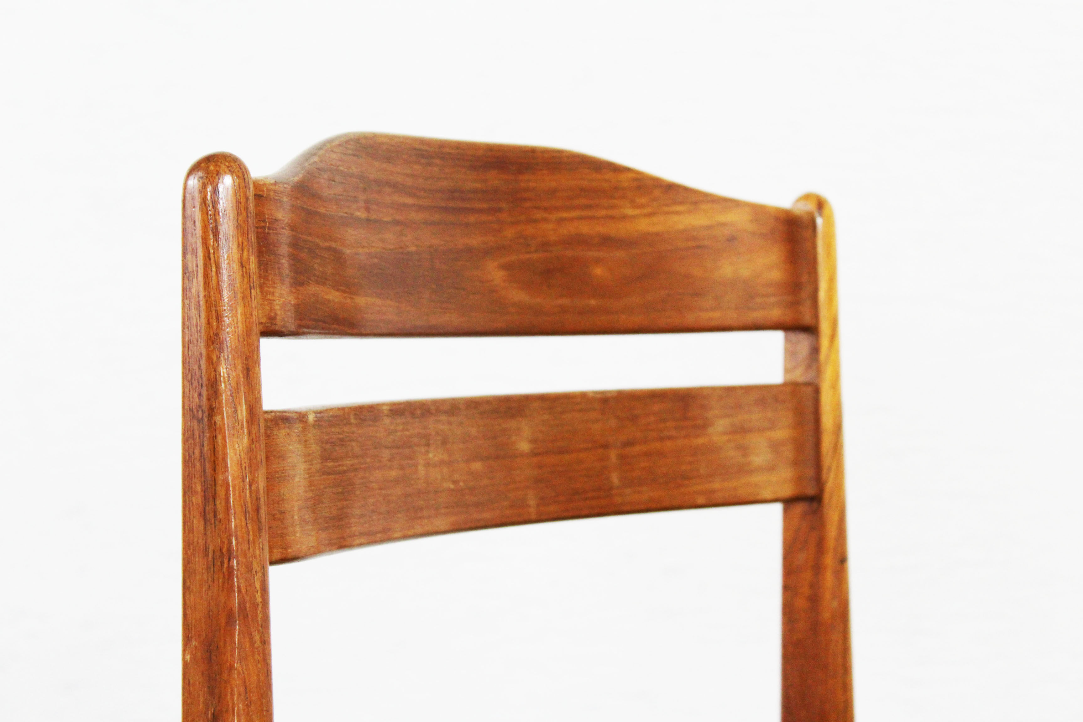 Set of 4 chairs teak