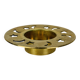 Vintage gold brass candle holder