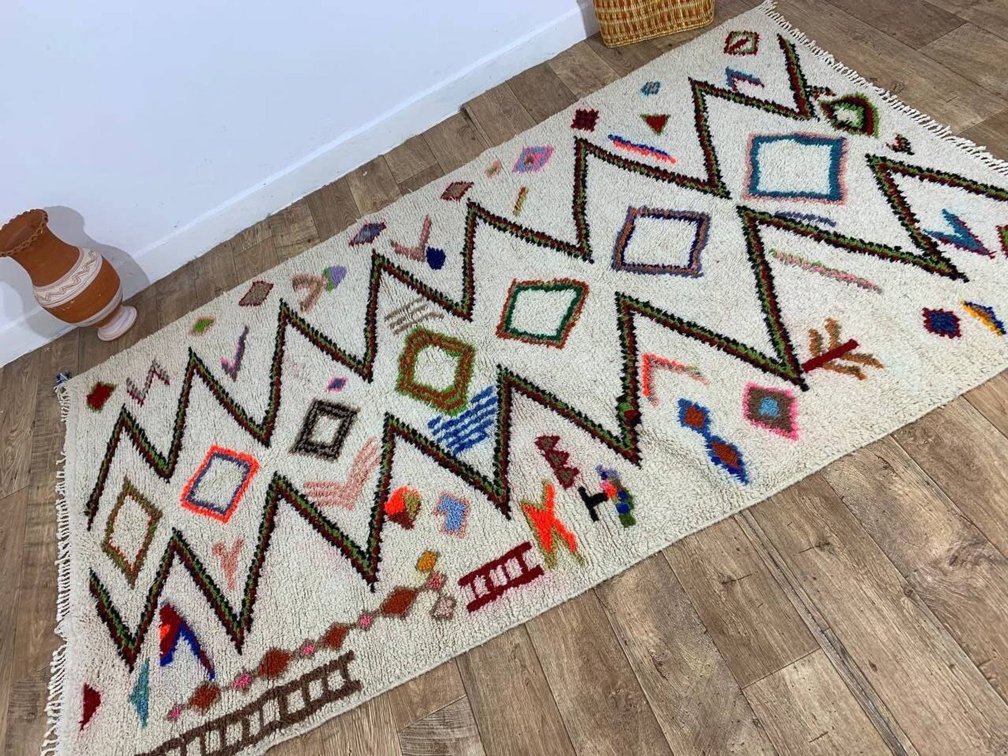 Tapis Berbère Marocain Artisanal fait main 270 X 160 CM