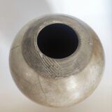 Signed Raku vase