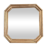 Octagonal golden mirror