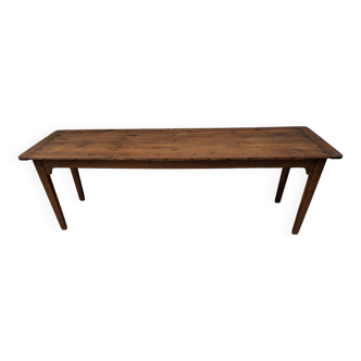 Table de ferme en chêne massif
