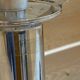 TARGETTI table lamp in chrome and transparent/white glass.