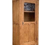 Parisian cabinet glazed raw wood nymphs and carved art nouveau decorations