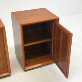 Ensemble de meubles italiens brutalistes Caccia alla Volpe pour Linea Arredo