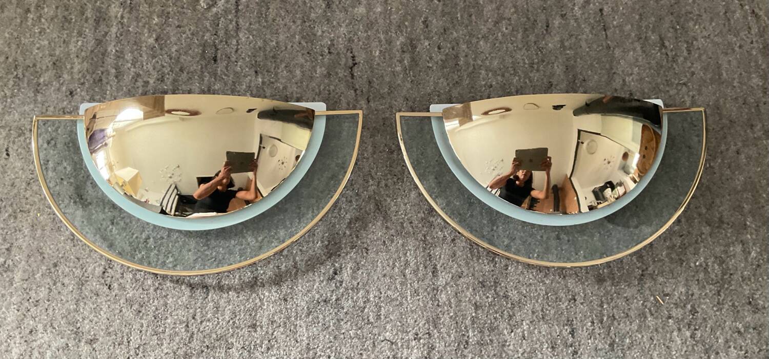 Pair of Leonard Marelli wall lights for Estiluz 1970s