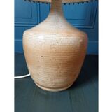Lampe grès et jute 70'