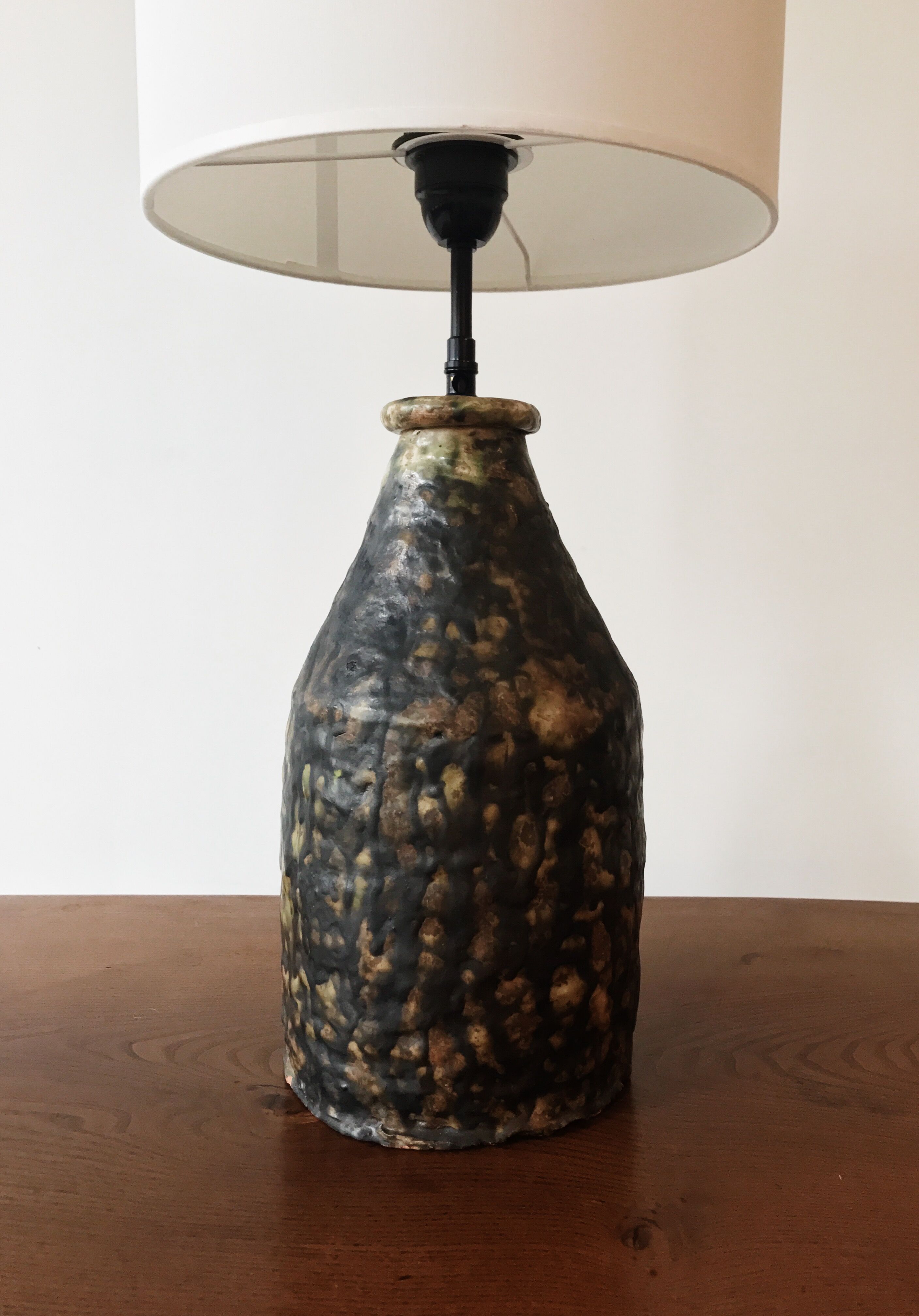 Lampe danoise en céramique 1960